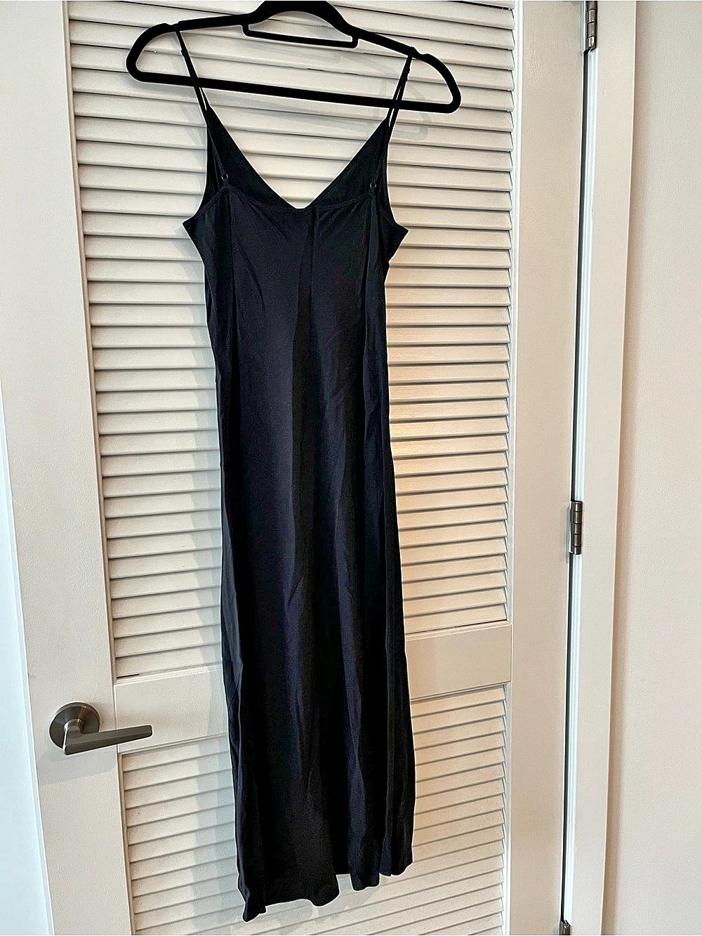 Wilfred Only Slip Dress Black Maxi Slip Dress Size Medium